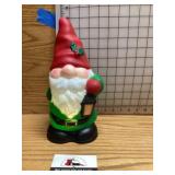 Lighted blow, mold, troll Santa Claus battery