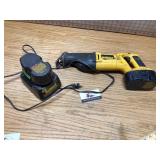 Dewalt 18 V battery operated saw works as it