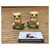 Owl, salt and pepper shakers