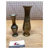 Brass vases