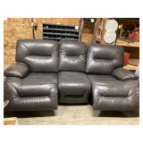 Leather recliner couch approximately 90 inches