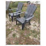 Plastic stackable lawn chairs