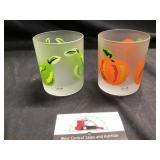 Highball frosted glasses made in France