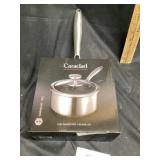 New old stock, Cara clad 2 quart sauce, pot