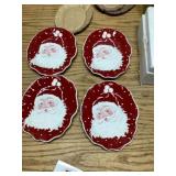 Better Homes & Gardens Santa Santa Claus plates