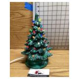 Lighted ceramic Christmas tree
