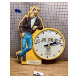 Camel cigarette advertising clock
