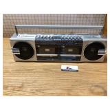 FM radio, cassette player needs batteries