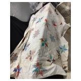 Quilt 78 x 64 hand sewn