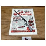 Daisy Red Rider air rifle, paper sign