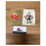 Vintage birthday postcards