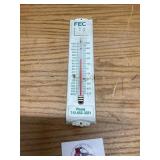 Metal thermometer, Scranton, Iowa