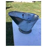 Galvanized, coal bucket