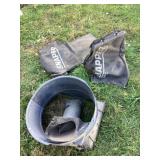 Snapper riding mower, leaf collector bags