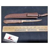 Harold Ensley knife with sheet