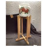 Water pitcher with stand