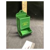 John Deere metal match stick holder Moline