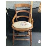 Needle point chair