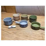 Soup and chilly bowls