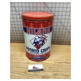 Highland potato chip tin