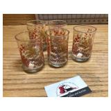 Mid-century modern juice glasses