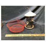Birdfeeder and basket