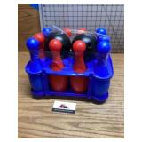 Plastic bowling set