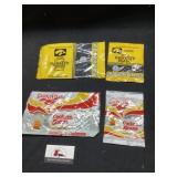 Hawkeye cyclone new old stock, jellybeans bags