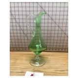 Green vase