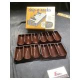 Poker chip racks