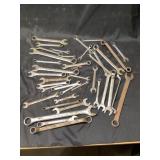 Various open end wrenches