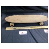 Wooden skateboard