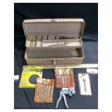 Metal union toolbox with tools