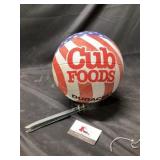 Basketball with filter wrench