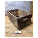 Wooden Clicquot club crate