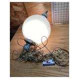 Mid-century, modern hanging light