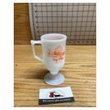 The Villa advertising glass, Caroll , Iowa