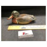 Wooden duck decoy