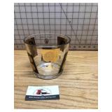 Queen collection glass ice bucket