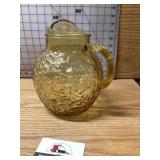Amber water pitcher