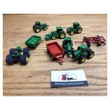 John Deere toy tractors