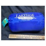 Lakeside Casino Hotel sleeping bag appears to be