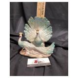 Peacock figurine