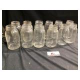 Quart sized canning jars