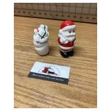 Santa Claus salt and pepper shakers