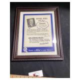 Henry Ford poster 13 x 16
