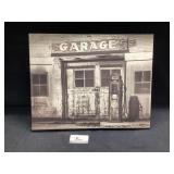 Canvas garage picture 24 x 19