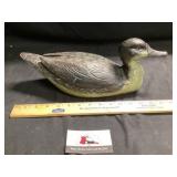 Wooden duck decoy