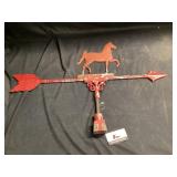 Cast-iron horse weathervane