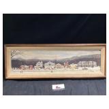 Norman Rockwell print approximately 31 x 11